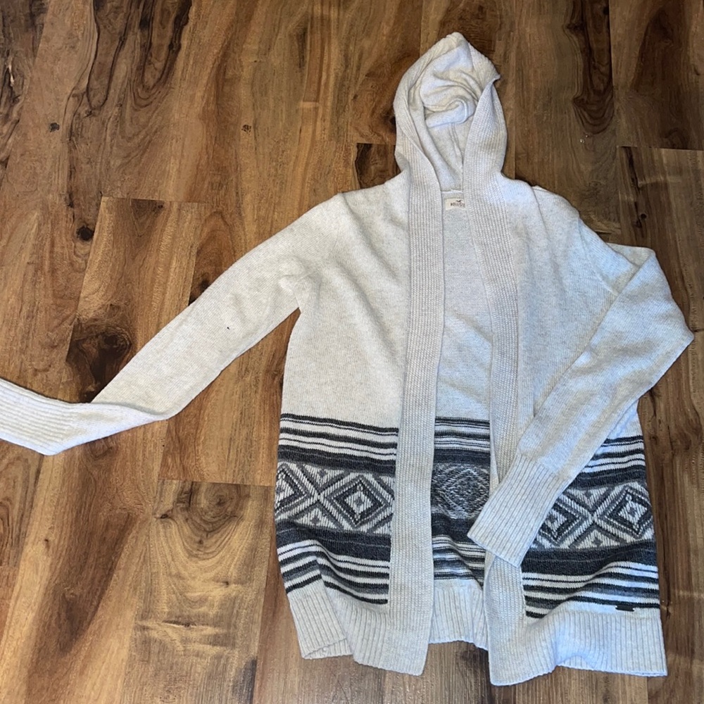 Hollister Hooded Long Sleeve Bohemian Cardigan for Women